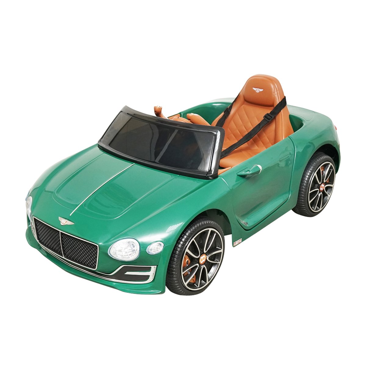 Masinuta electrica cu acumulator si telecomanda Bentley verde 6V/7Ah JE1166